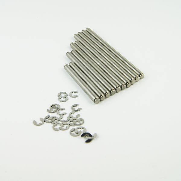 ( CN, US ) 10pcs of hinge pins wish 20x E clips for HPI Baja 5B 5T Rovan King Motor