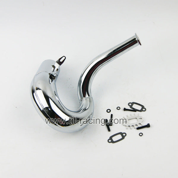Chrome Steel Tuning Silenced Exhaust Pipe for Rovan  Hpi Km Baja 5b 5t
