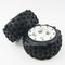 ( CN, US ) Rear knobby tire wheel kit for hpi km rovan baja 5b