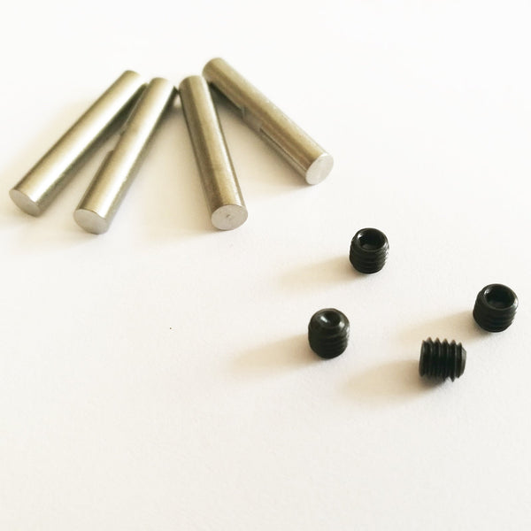( CN, US ) Titanium steel dog bone pins set for hpi rovan km baja 5b 5t 5sc
