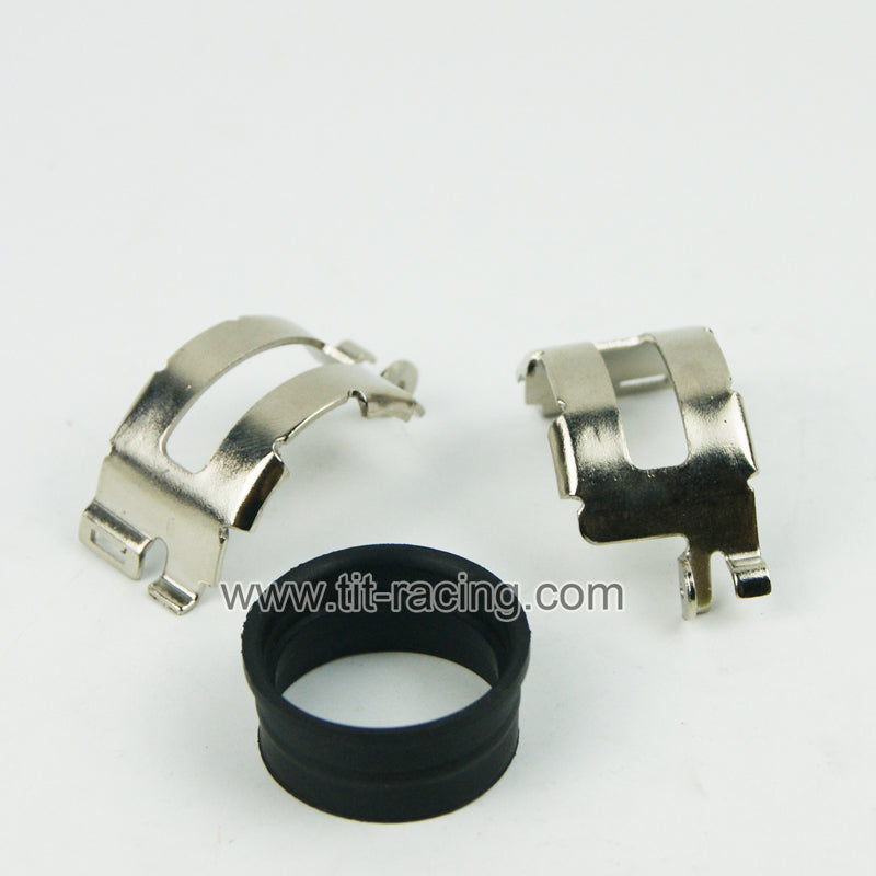 ( CN ) Exhaust pipe hoop and rubber seal for King Motor HPI Rovan Baja 5B SS 5T