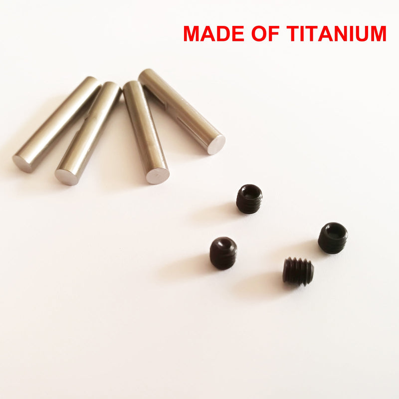( CN ) Titanium steel dog bone pins set for hpi rovan km baja 5b 5t 5sc