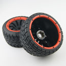 ( CN ) Upgrade Front rear wheel tyre set (Metal Hex wheel, PU foam, belted tire) 170mm x 80mm 60mm