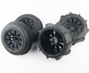 (CN) Front Rear Sand tire wheel kit for hpi rovan km baja 5b ss
