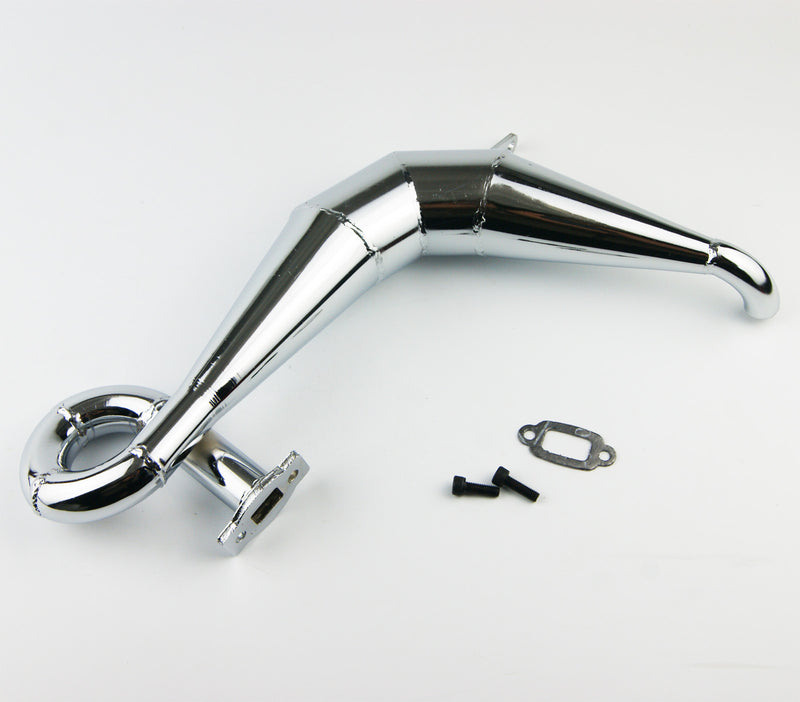 ( CN, US ) Chrome Steel exhaust pipe for Losi DBXL Desert Buggy XL 1.0 2.0