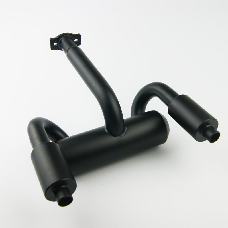 ( CN, US ) Twin steel silence exhaust pipe for hpi rovan kingmotor baja 5b ss 5t 5sc
