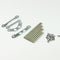 ( CN ) Silver Hinge pins brace mounts holders for HPI Rovan Kingmotor Baja 5B 5T SS
